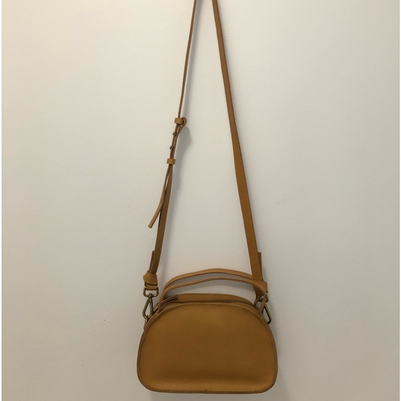 Madewell Bags Madewell Sydney Crossbody Bag Antique Gold Leather